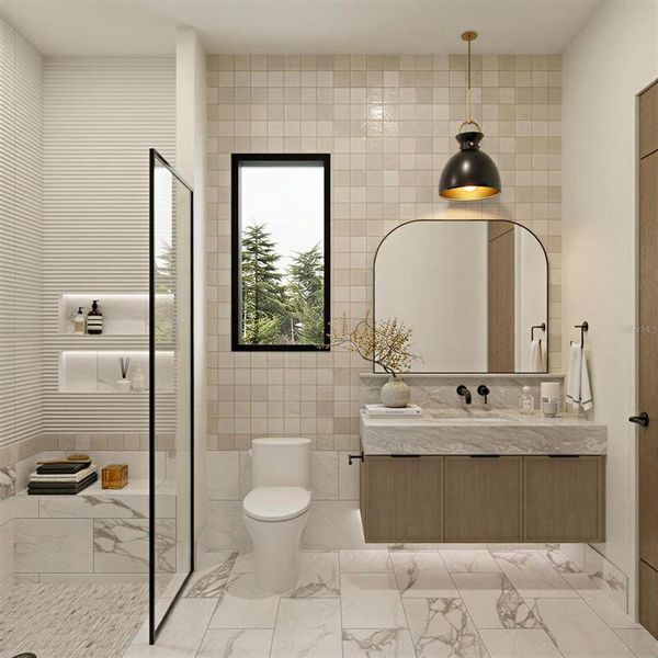 Furnished interior view inside a new home in Lake Sheen Sound, Orlando (Image 18).