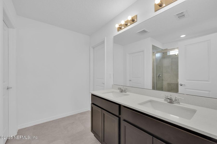 Furnished interior view inside a new home in Wells Landing, Jacksonville (Image 7).