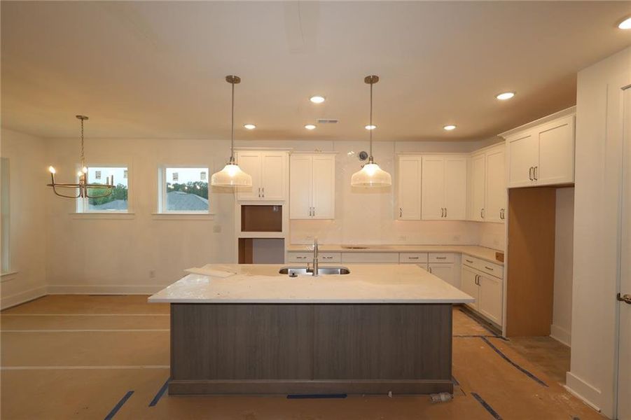 Furnished interior view inside a new home in Old Mill Preserve, Dallas (Image 5).