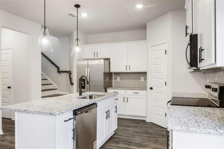 Furnished interior view inside a new home in , Conyers (Image 5). Furnished interior view inside a new home in , Conyers (Image 5).