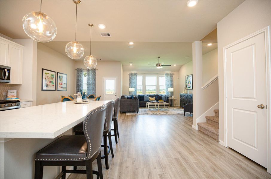 Furnished interior view inside a new home in Montgomery Ridge: Landmark Collection, Montgomery (Image 30).