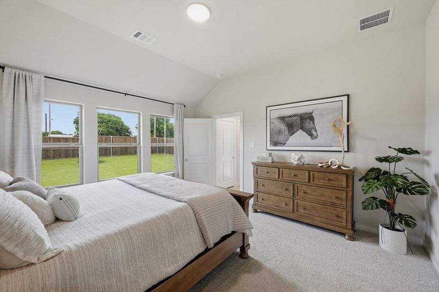 Representative furnished interior of a home built from the The Albany by Lillian Custom Homes in Tabor Ranch, Ponder (Image 21).