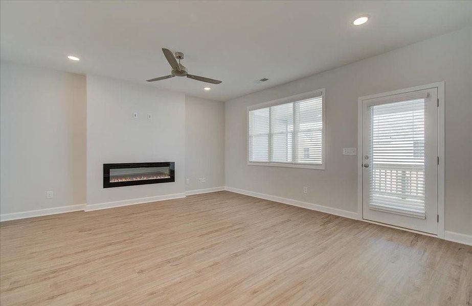 Spacious, unfurnished interior of a new home in Townes at South Main, Kennesaw (Image 22).