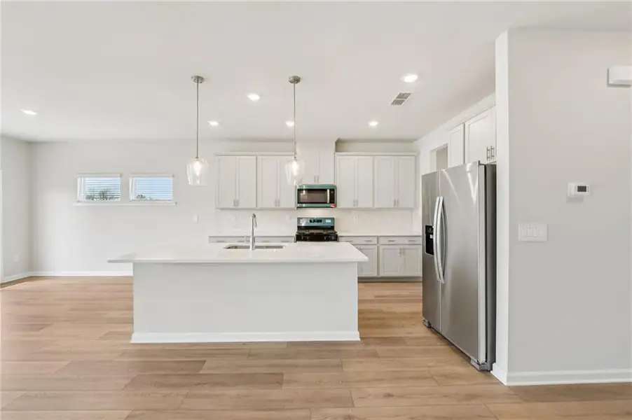Furnished interior view inside a new home in Preserve at Mountain Creek, Pendergrass (Image 11).