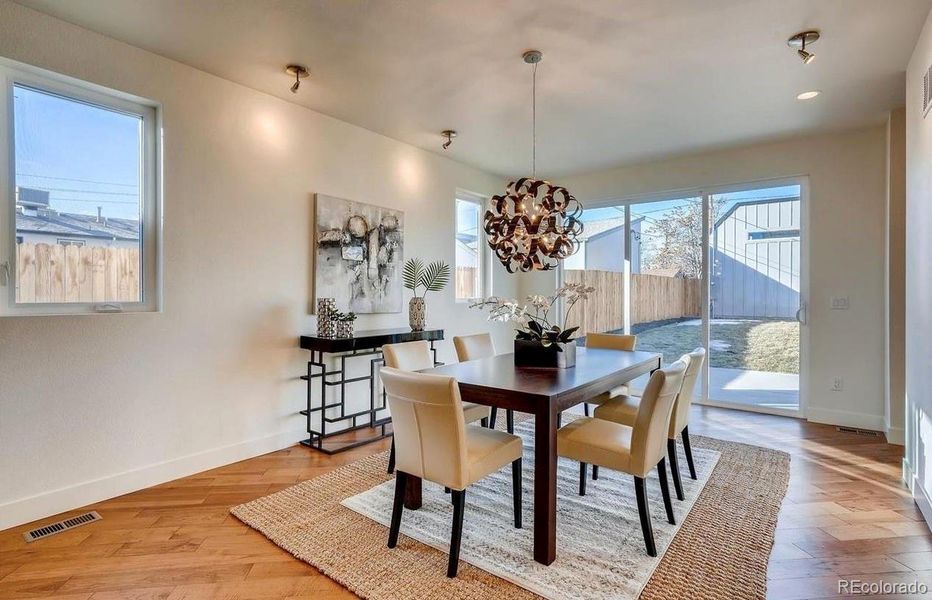 Furnished interior view inside a new home in , Denver (Image 7). Furnished interior view inside a new home in , Denver (Image 7).