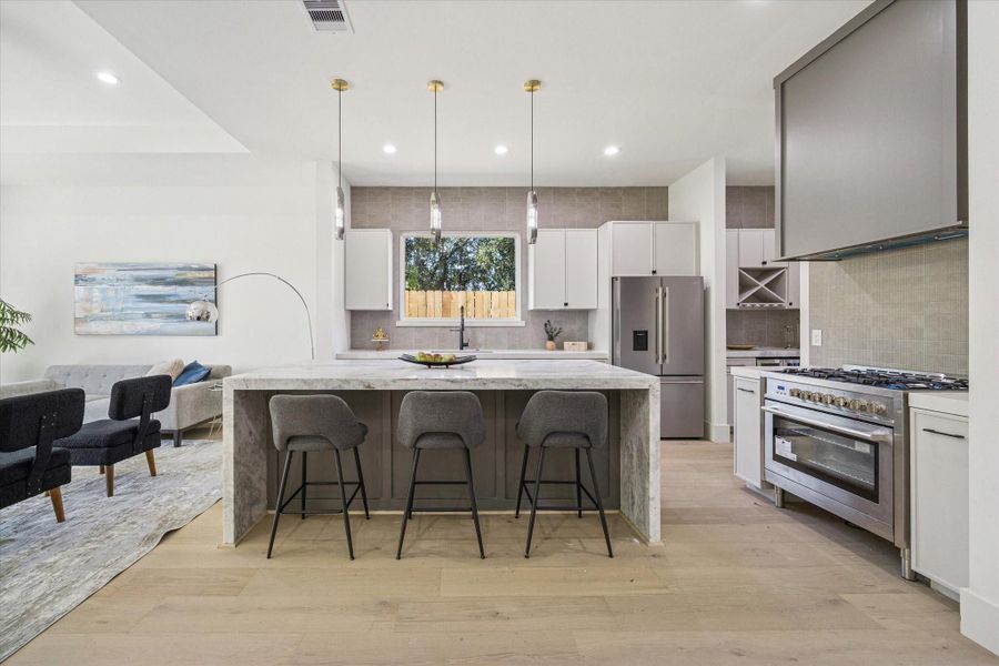 Furnished interior view inside a new home in , Houston (Image 24).