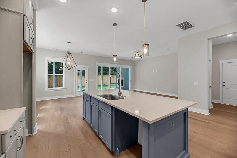 Furnished interior view inside a new home in Point Hope – Park Collection, Charleston (Image 9).