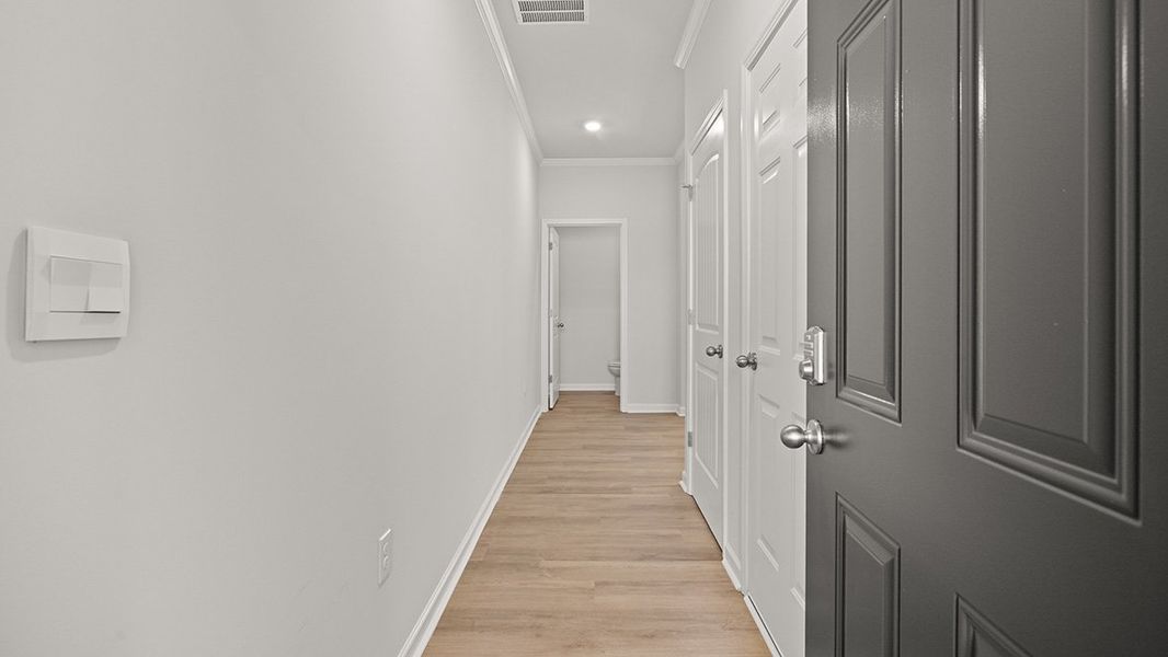 Spacious, unfurnished interior of a new home in Hughes Court, Dawsonville (Image 13). Spacious, unfurnished interior of a new home in Hughes Court, Dawsonville (Image 13).