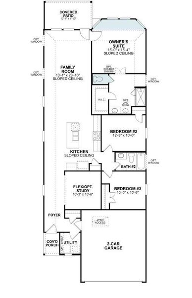 2D floor plan layout of this home in Ambrose, La Marque, TX (Image 3). 2D floor plan layout of this home in Ambrose, La Marque, TX (Image 3).