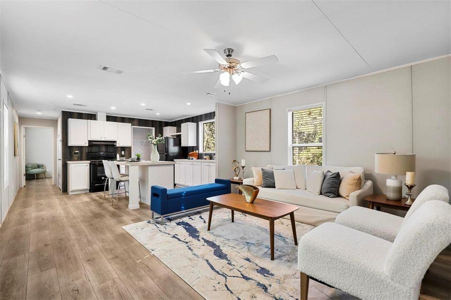 Furnished interior view inside a new home in , Granbury (Image 8).