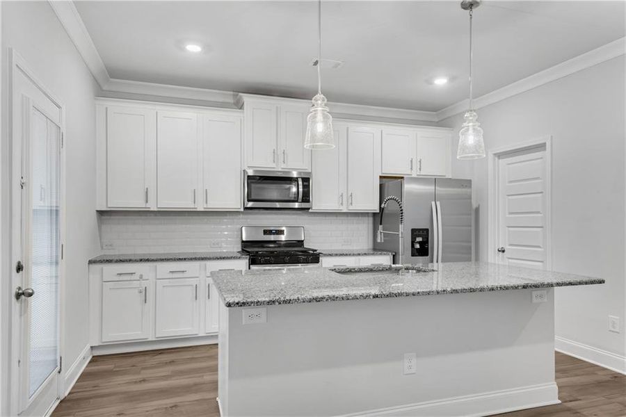 Furnished interior view inside a new home in Westgate Estates, Loganville (Image 5).