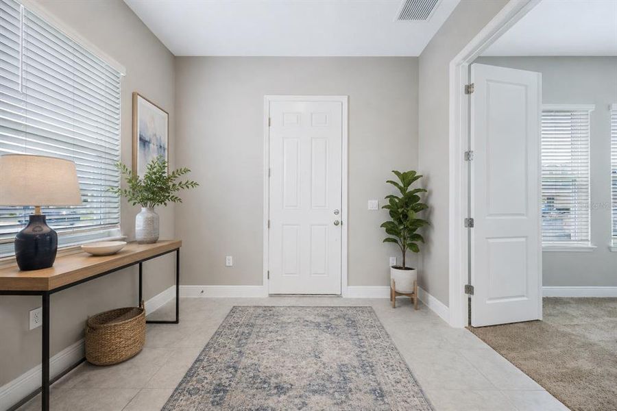 Furnished interior view inside a new home in Serenade at Ovation, Winter Garden (Image 9). Furnished interior view inside a new home in Serenade at Ovation, Winter Garden (Image 9).