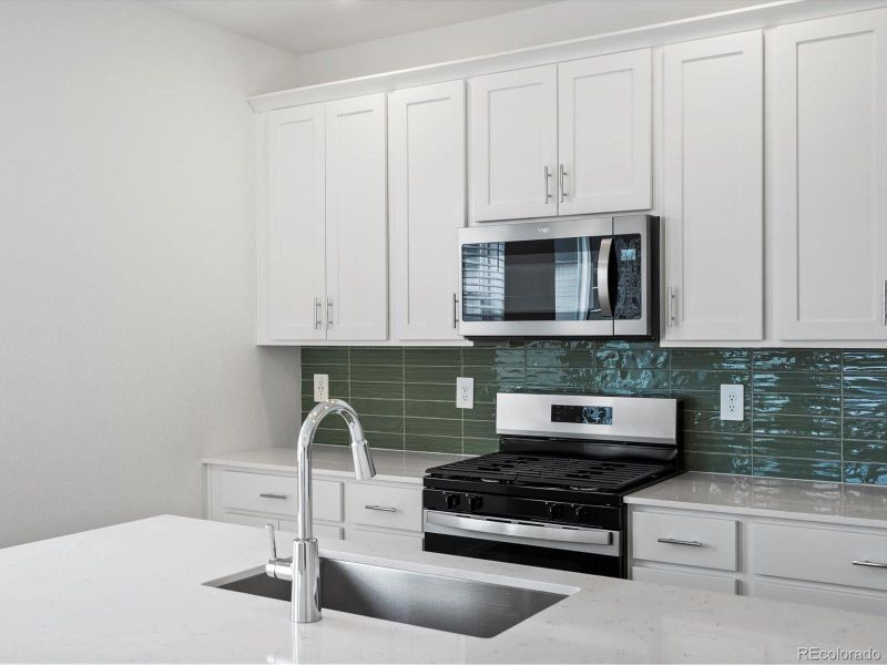 Furnished interior view inside a new home in Poudre Heights: The Lakes Collection, Windsor (Image 12).