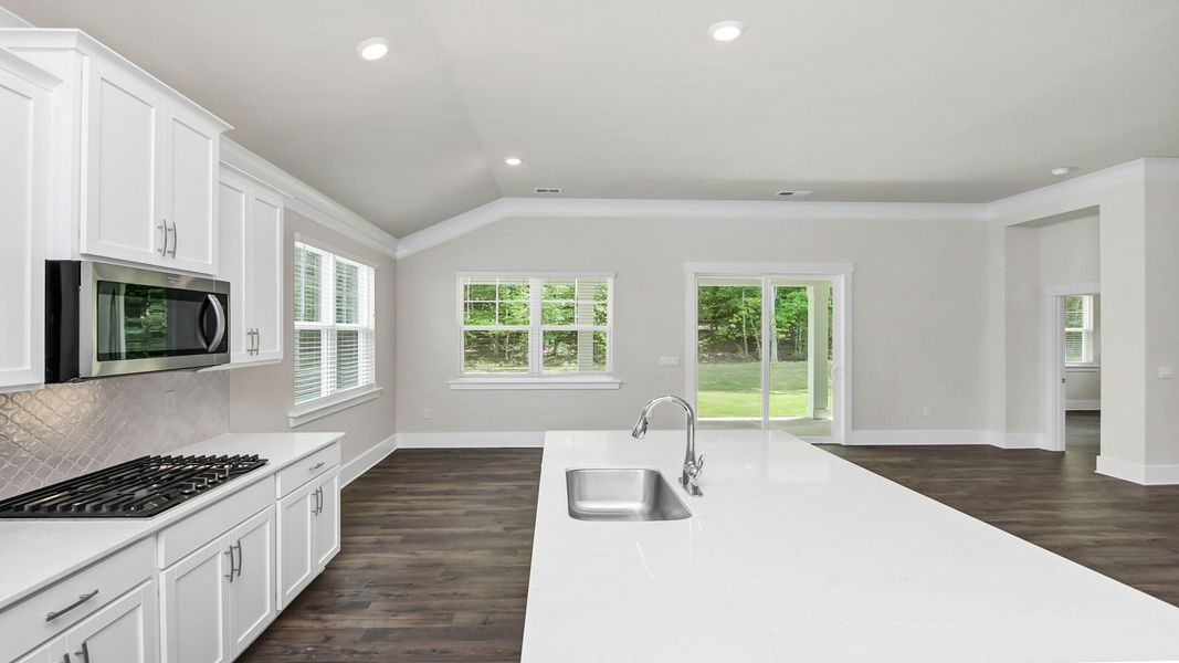 Furnished interior view inside a new home in Shell Pointe, Gilbert (Image 7). Furnished interior view inside a new home in Shell Pointe, Gilbert (Image 7).