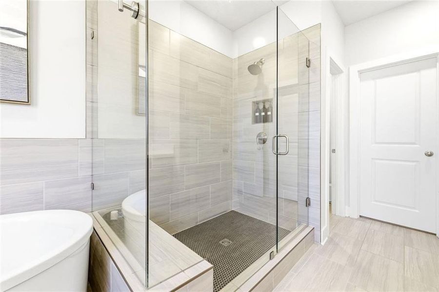 Furnished interior view inside a new home in , Cumming (Image 31).