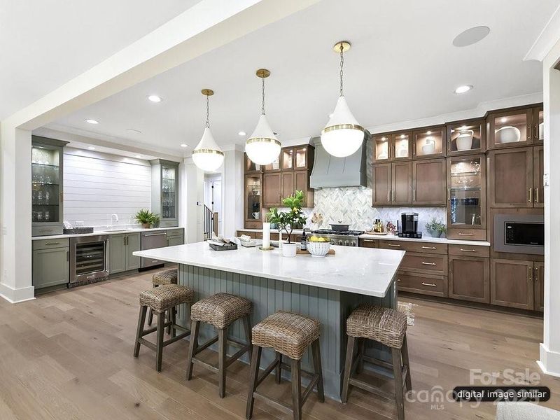 Furnished interior view inside a new home in , Charlotte (Image 4).