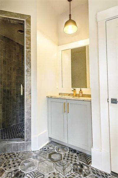 Furnished interior view inside a new home in , Marietta (Image 57).