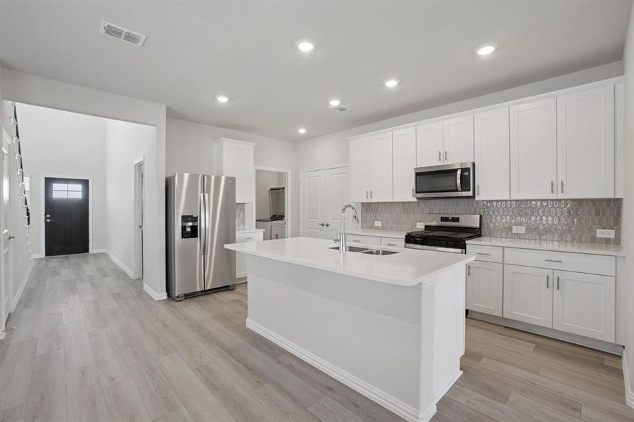 Furnished interior view inside a new home in Trails of Lavon - Spring Series, Lavon (Image 19).
