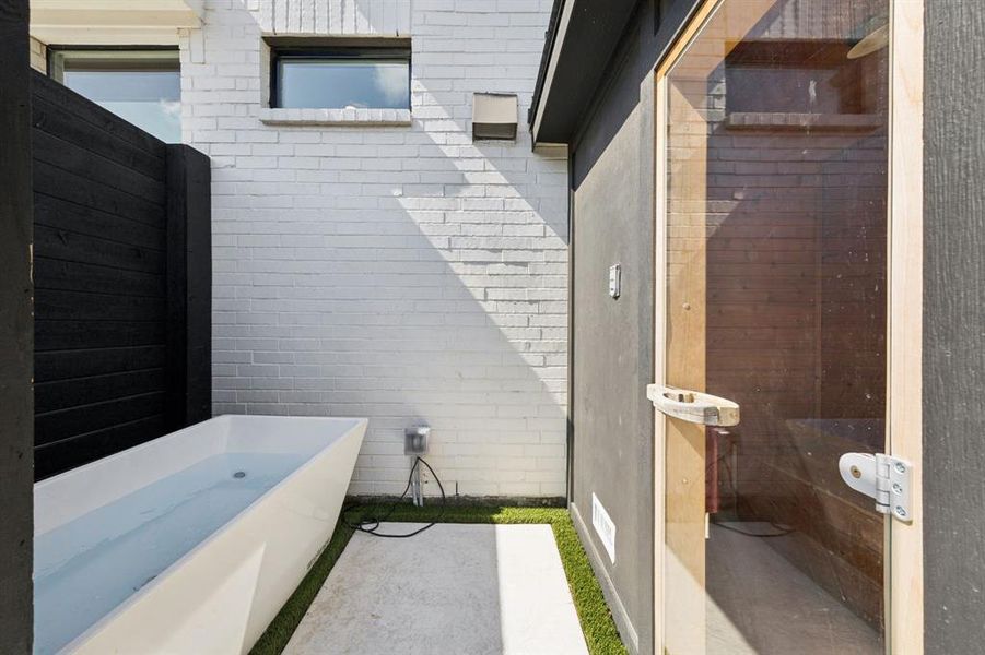 Exterior details and patio area of a home in , Prosper (Image 3). Exterior details and patio area of a home in , Prosper (Image 3).