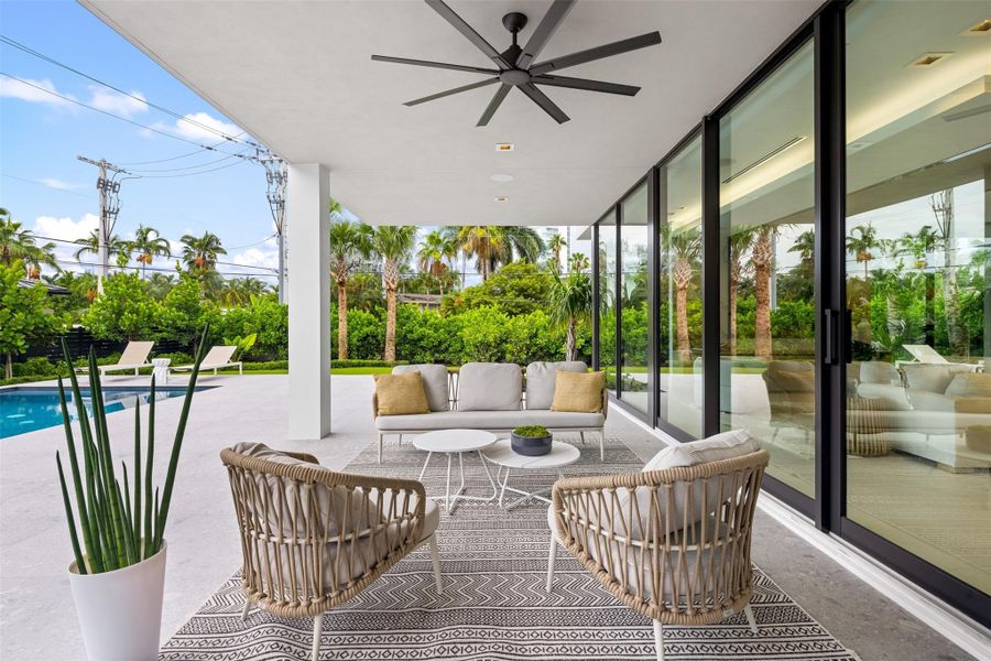 Exterior details and patio area of a home in , Fort Lauderdale (Image 26).