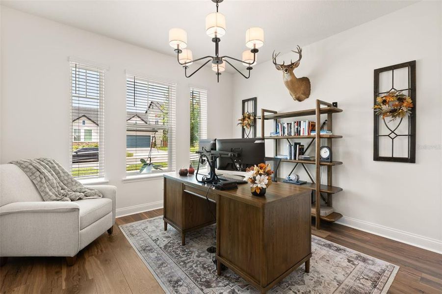 Furnished interior view inside a new home in , Clermont (Image 25). Furnished interior view inside a new home in , Clermont (Image 25).