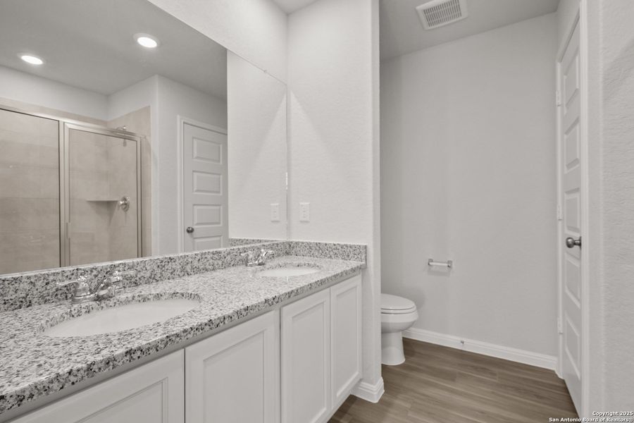 Furnished interior view inside a new home in Timber Creek, San Antonio (Image 10). Furnished interior view inside a new home in Timber Creek, San Antonio (Image 10).