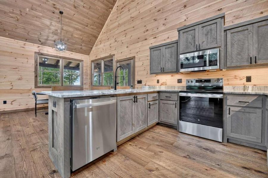 Furnished interior view inside a new home in , Blue Ridge (Image 7).