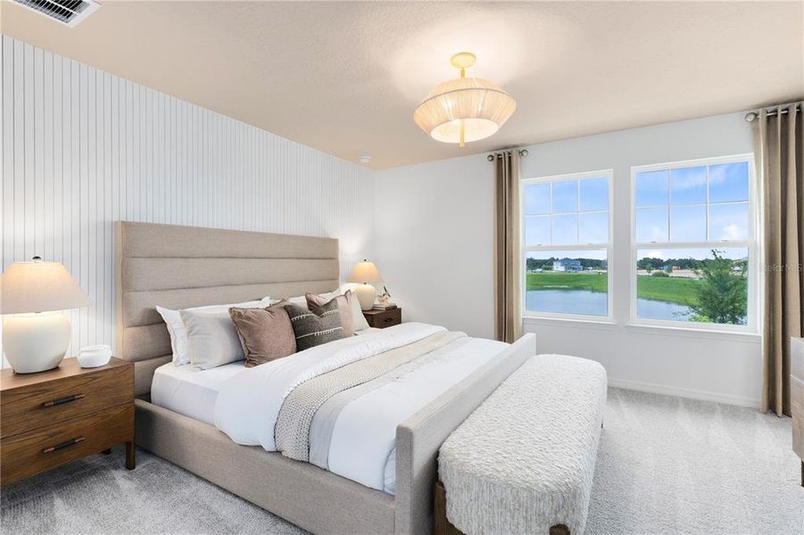 Furnished interior view inside a new home in EverBe, Orlando (Image 17).