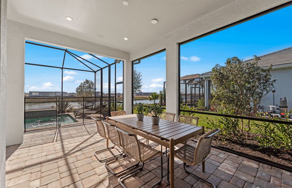 Relax on the lanai in vibrant 55+ new homes for sale Relax on the lanai in vibrant 55+ new homes for sale