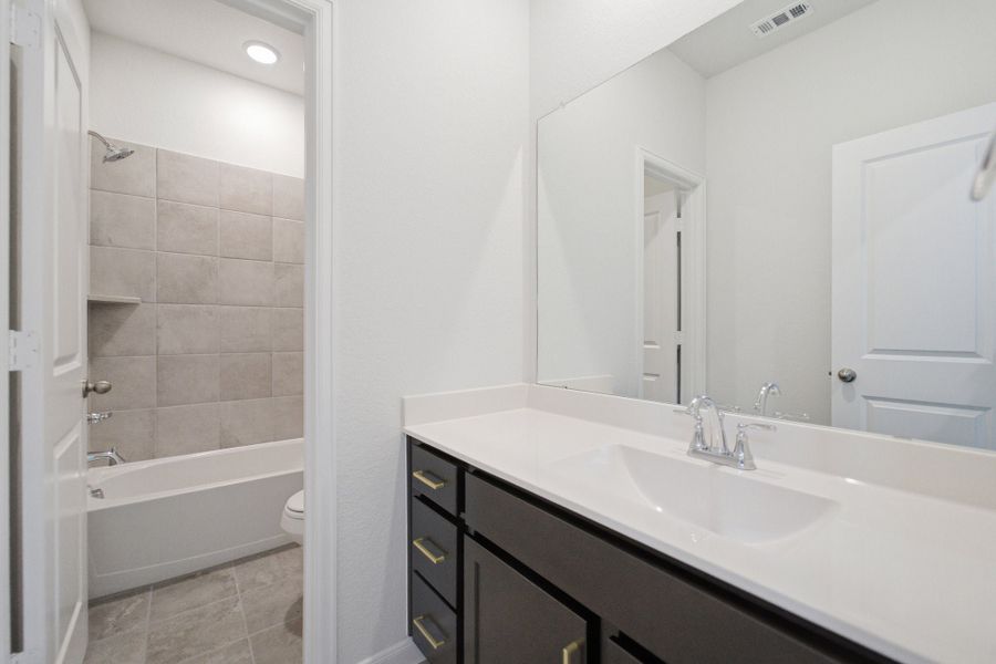 Furnished interior view inside a new home in La Terra, Celina (Image 6). Furnished interior view inside a new home in La Terra, Celina (Image 6).
