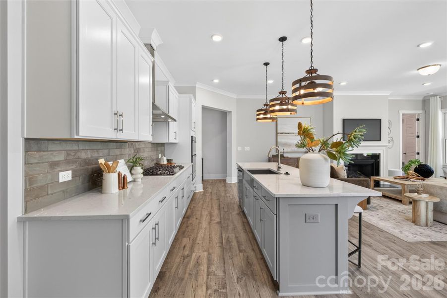 Furnished interior view inside a new home in Edgewater Lakeview On Your Lot, Lancaster (Image 6).