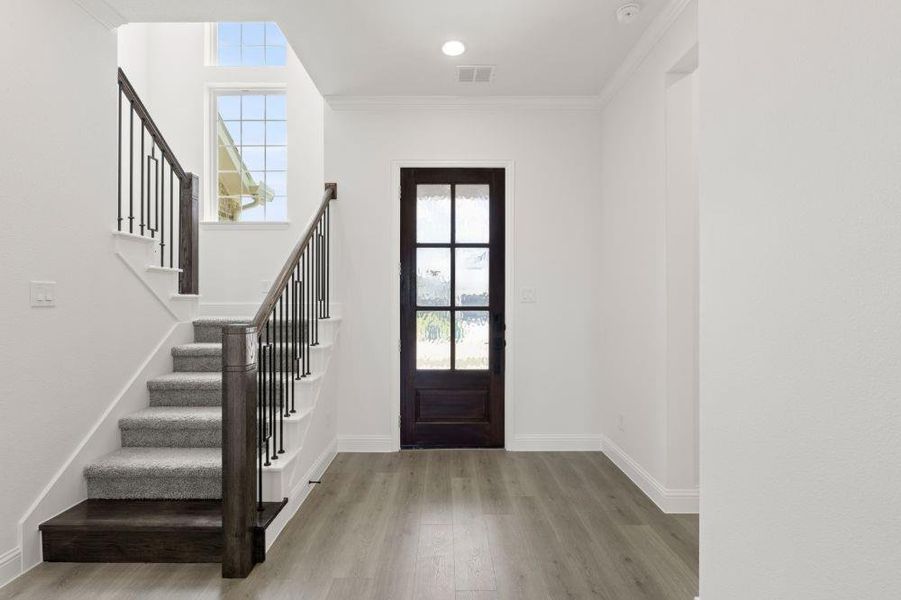Spacious, unfurnished interior of a new home in Cambridge Crossing, Celina (Image 30). Spacious, unfurnished interior of a new home in Cambridge Crossing, Celina (Image 30).