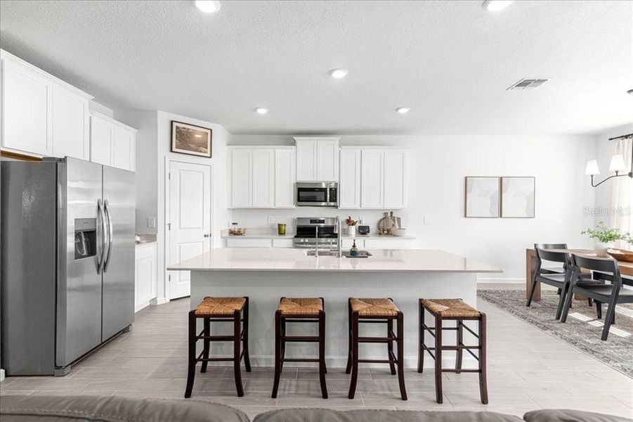 Furnished interior view inside a new home in Millwood: Millwood Estates - The Enclave, Ocala (Image 44). Furnished interior view inside a new home in Millwood: Millwood Estates - The Enclave, Ocala (Image 44).