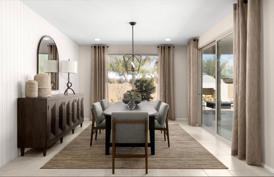 Representative furnished interior of a home built from the Bergamot by Del Webb in Sun City Anthem at Merrill Ranch, Florence (Image 12).