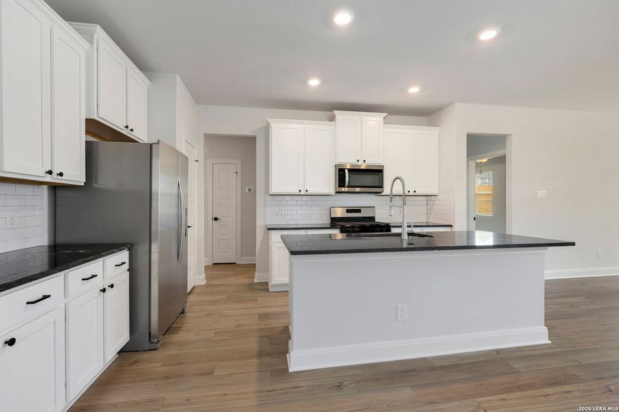 Furnished interior view inside a new home in Hightop Ridge, Converse (Image 7). Furnished interior view inside a new home in Hightop Ridge, Converse (Image 7).