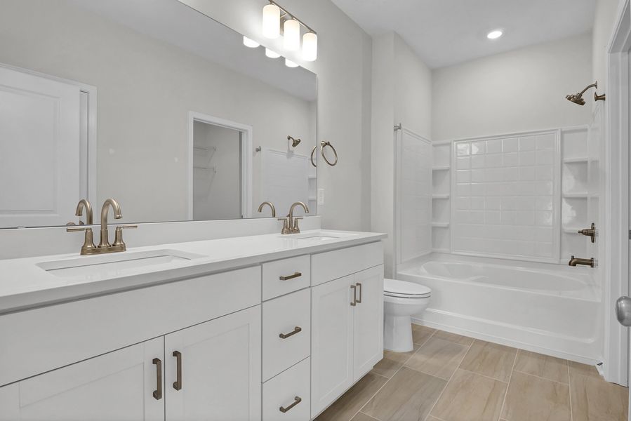 Furnished interior view inside a new home in Grand Park, Leland (Image 9).