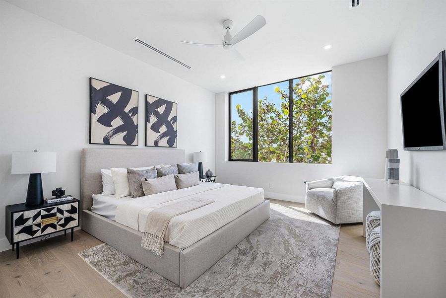 Furnished interior view inside a new home in , Delray Beach (Image 10).