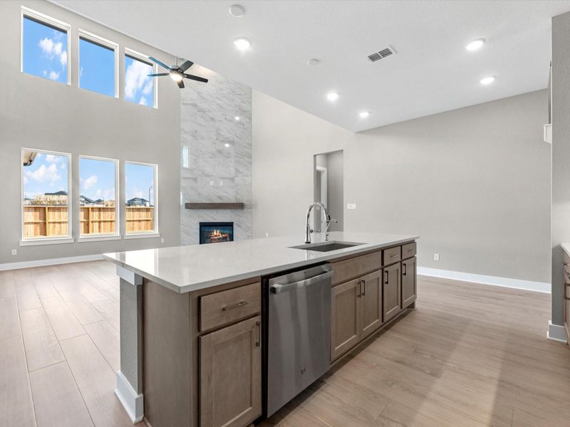Furnished interior view inside a new home in Pecan Ridge, Fulshear (Image 4).