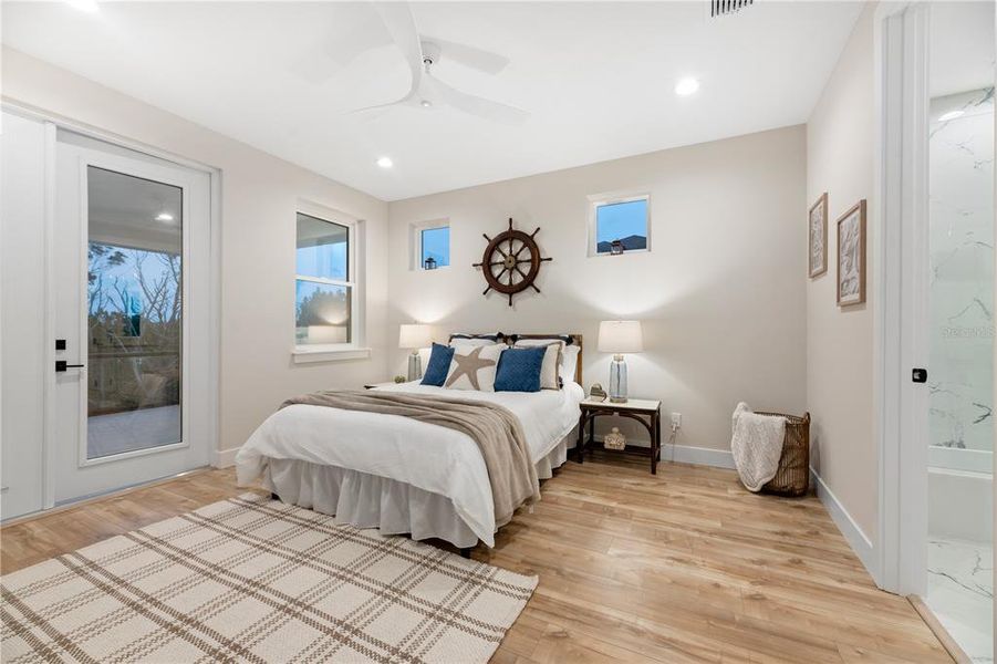 Furnished interior view inside a new home in , Flagler Beach (Image 36).