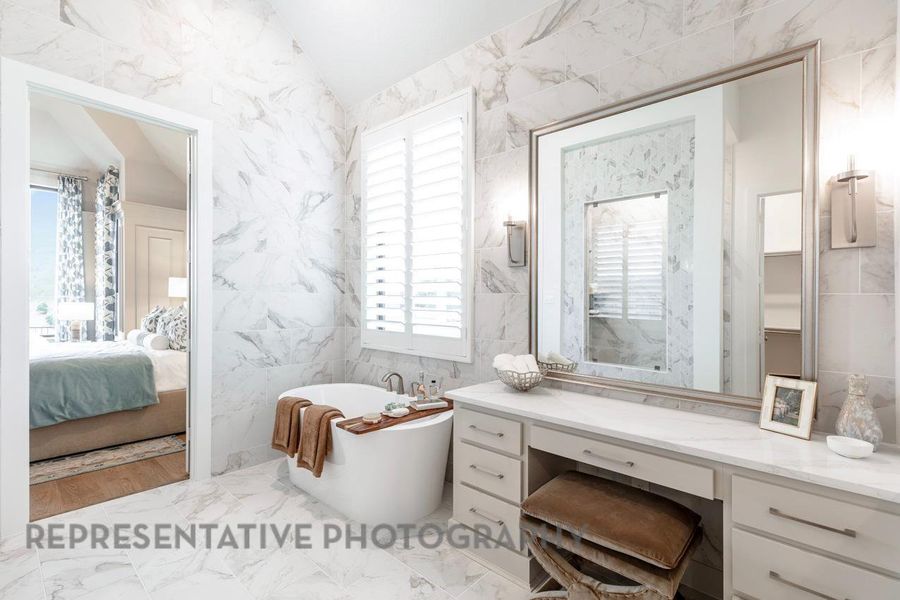 Furnished interior view inside a new home in Harvest Green, Richmond (Image 15).