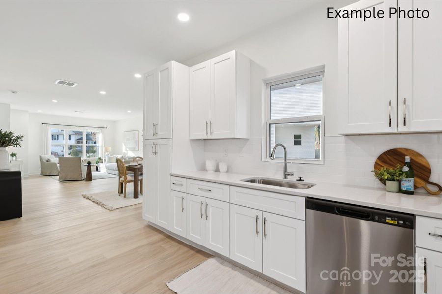 Furnished interior view inside a new home in , Charlotte (Image 15).