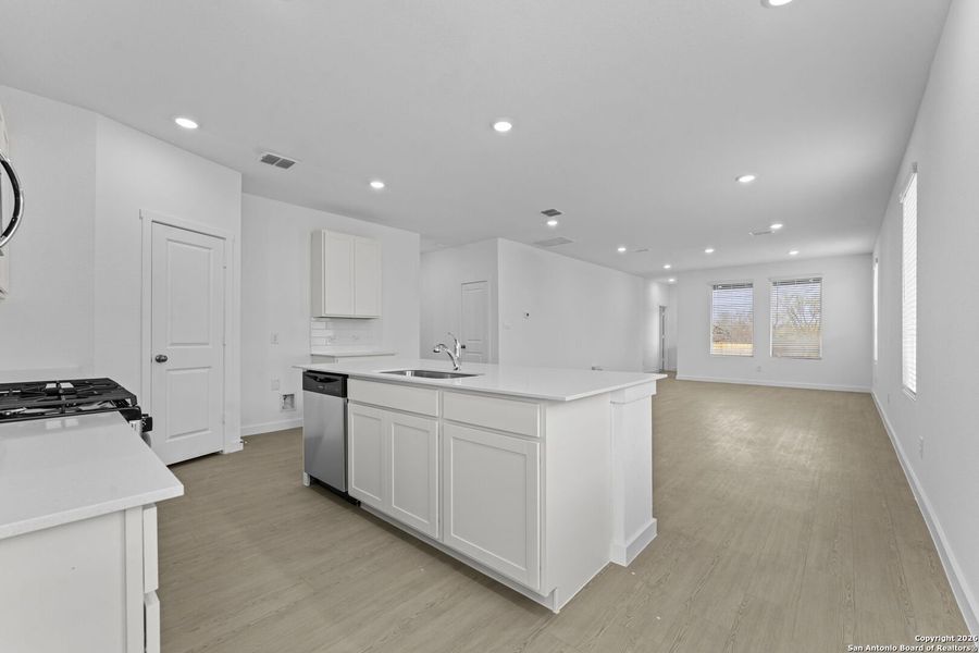 Furnished interior view inside a new home in Hightop Ridge, Converse (Image 5).