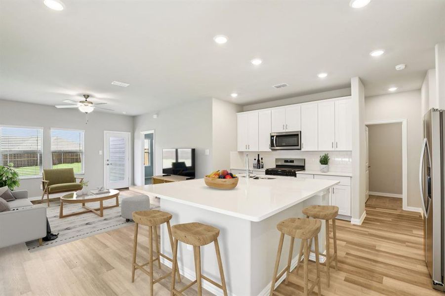 Photo is not of the actual home, but is an inspirational photo of builder’s model home and may depict options, furnishings, and/or decorator features that are not included.