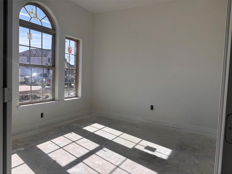 Actual progress of the home.