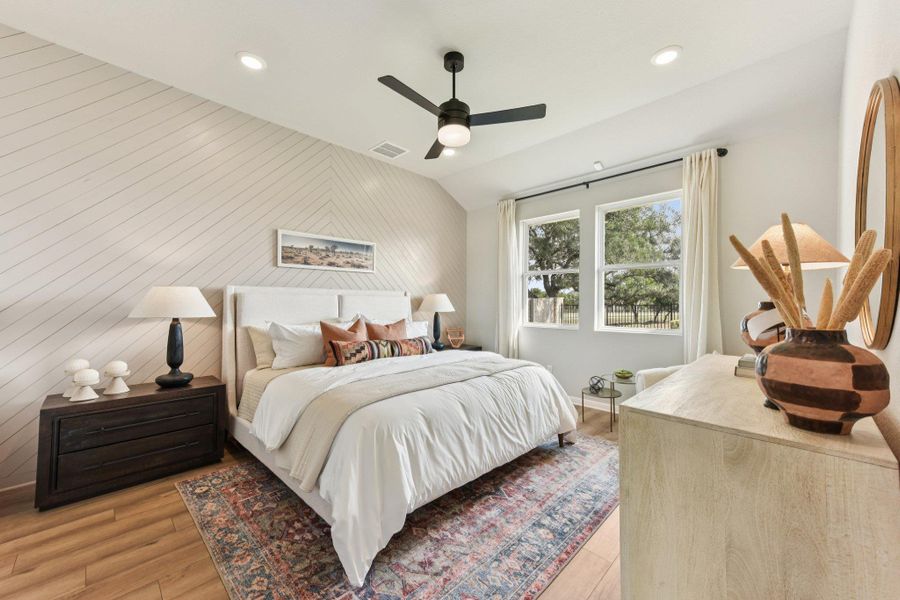 Furnished interior view inside a new home in La Cima, San Marcos (Image 12).