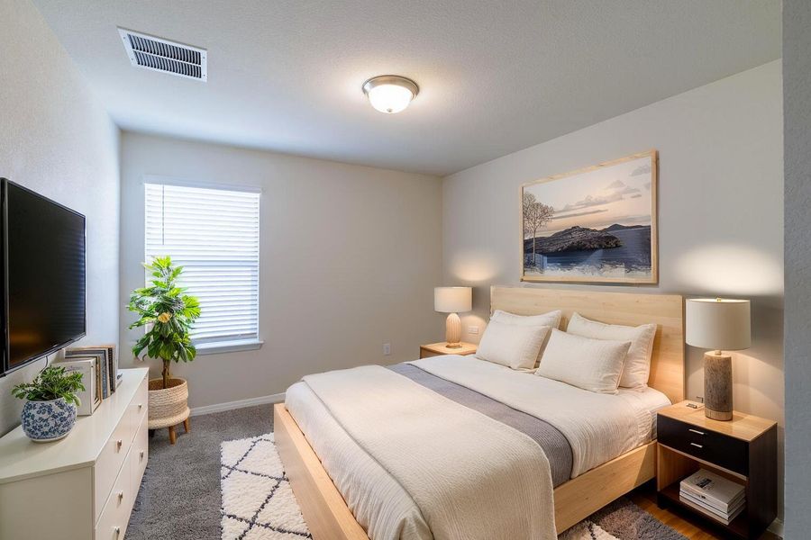 Virtually Staged Upstairs Bedroom #2