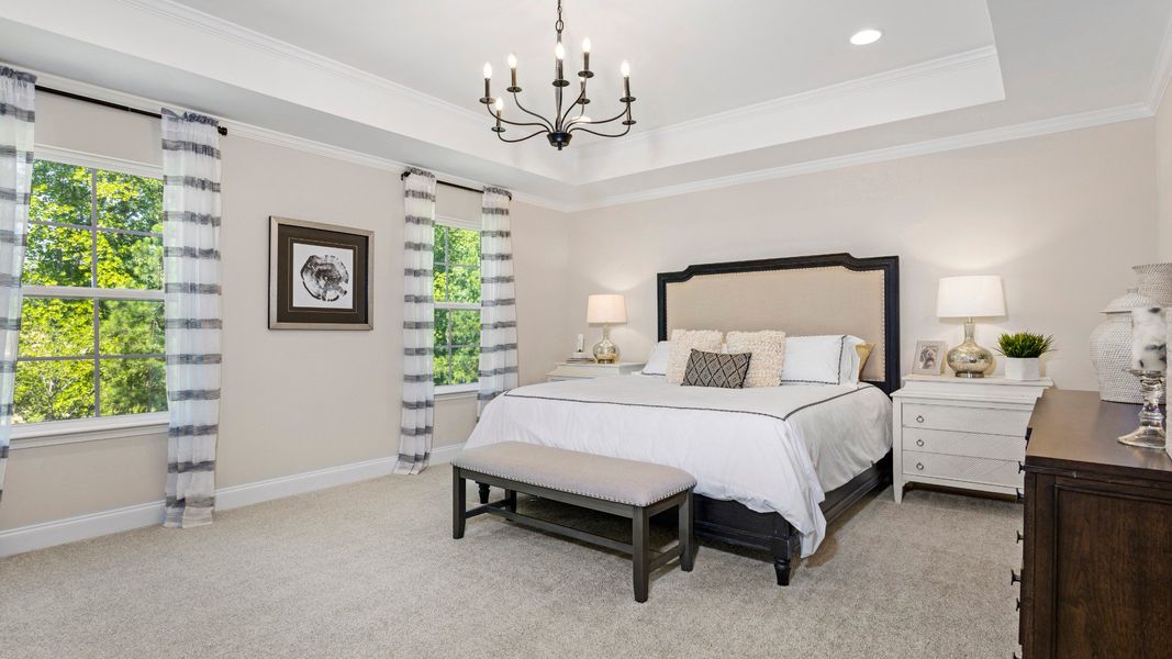 Furnished interior view inside a new home in Whispering Pines, Franklinton (Image 10).