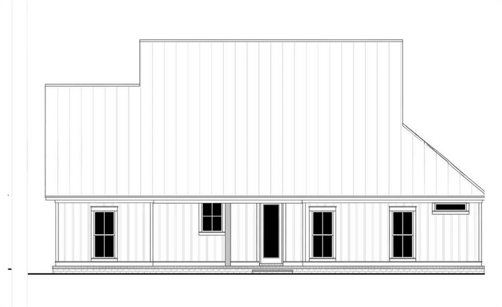 Exterior rendering of this home design in , Calhoun, GA (Image 4).