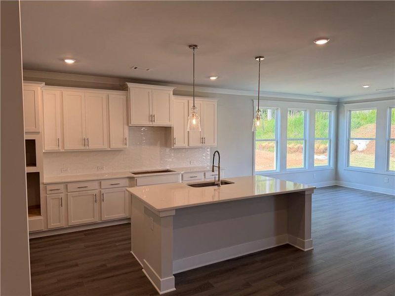 Furnished interior view inside a new home in Mallard’s Landing, Jefferson (Image 9).