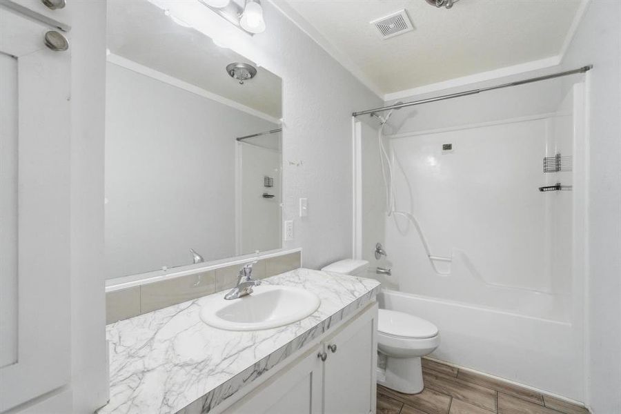 Furnished interior view inside a new home in , Hawley (Image 3).